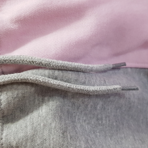 New 2 Toned Pink & Grey Adorable Sweat Pants - Picture 16 of 17